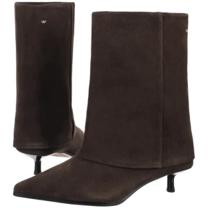 Botki Brązowe 55345-62 (WO344-a) Wojas