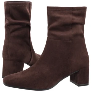 Botki Brązowe 9-25304-47 302 Dk Brn Stretch (CP466-c) Caprice