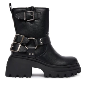 Botki Buffalo Bravr Biker Lo 1220067 Czarny