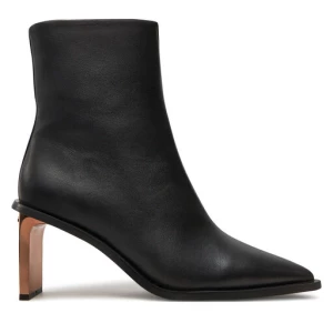 Botki Calvin Klein Ankle Boot 70 Lth HW0HW02092 Czarny