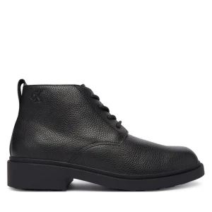 Botki Calvin Klein Dress Lug Desert Boot Lth YM0YM01427 Czarny