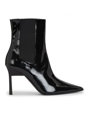 Botki Calvin Klein Geo Stiletto Chelsea Boot 90-Pat HW0HW01809 Czarny