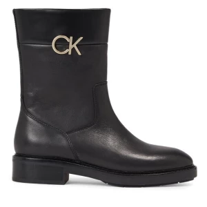 Botki Calvin Klein Rubber Sole Ankle Boot W/Hw HW0HW01703 Ck Black BEH
