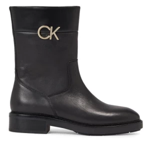 Botki Calvin Klein Rubber Sole Ankle Boot W/Hw HW0HW01703 Czarny