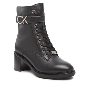 Botki Calvin Klein Rubber Sole Comb Boot HW0HW01256 Czarny