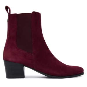 Botki Caprice 9-25304-45 Bordowy