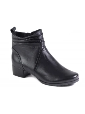 BOTKI CAPRICE - 9-25358-41 022 BLACK NAPPA