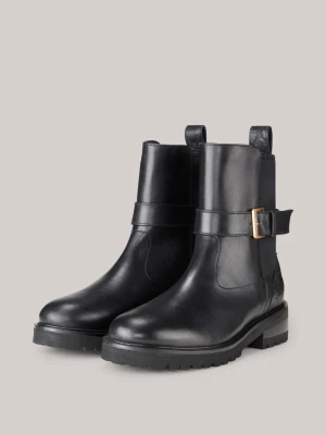 Botki Chelsea Maria Stampa Fine w kolorze czarnym Joop