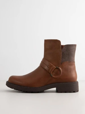 Botki Clarks brązowy
