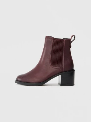 Botki Clarks ciemnoczerwony