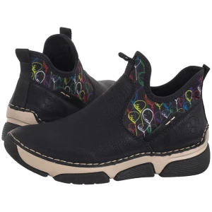 Botki Czarne 45957-00 Black (RI194-a) Rieker