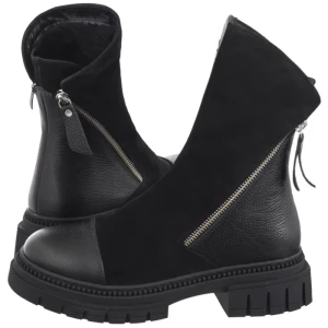 Botki Czarne H015SUBLOBB045 (VE814-a) Venezia
