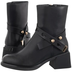 Botki Czarne K7183-01/00-8 (MA1443-a) Maciejka