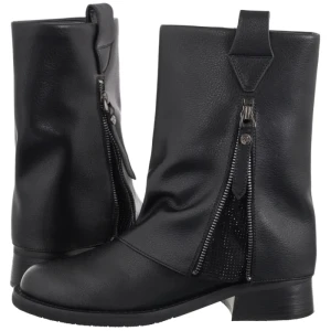 Botki Czarne K7213-01/00-8 (MA1444-a) Maciejka