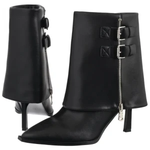 Botki Czarne V408-00273-01BLA (VE878-a) Venezia