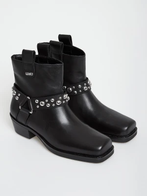 Botki damskie skórzane biker LIU JO