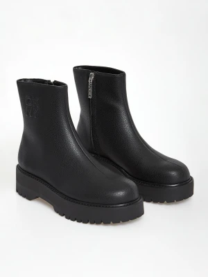 Botki damskie skórzane DKNY