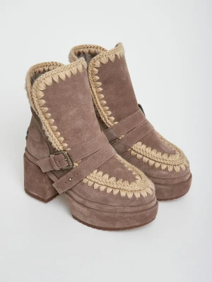 Botki damskie skórzane MOU