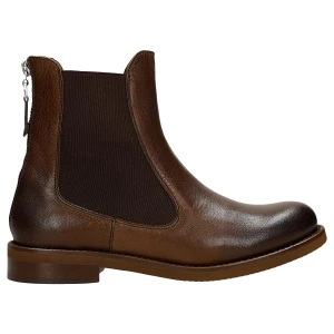 Brązowe ocieplane sztyblety z wysoka cholewka 55368-52 Wojas