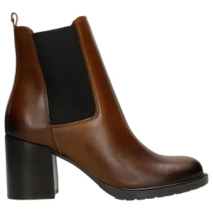 Brązowe sztyblety na stabilnym slupku 55323-52 Wojas