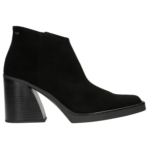 Czarne botki damskie limited edition z niska cholewka 55311-61 Wojas