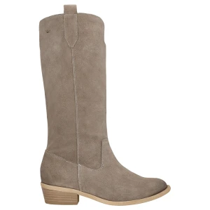 Botki damskie w ciemnym odcieniu bezu 55255-64 Wojas