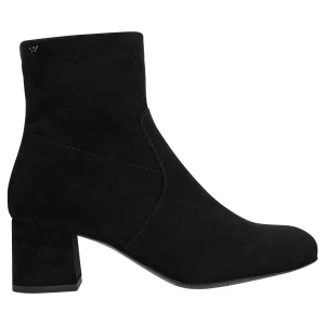 Czarne botki skarpetkowe 55374-61 Wojas