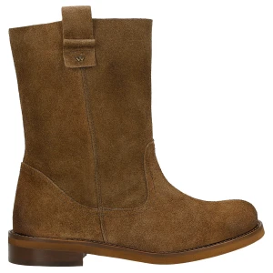 Jasnobrązowe wsuwane botki damskie 55308-64 Wojas