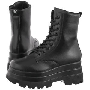 Glany Deathwatch Trident Platform Boots Black KA0061 (KO6-a) Koi Footwear
