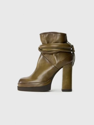 Botki do kostki A.S.98 khaki
