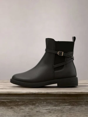 Botki do kostki Anna Field By Zalando czarny