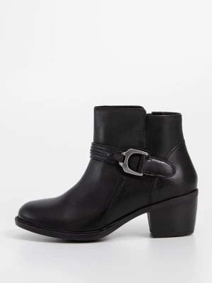 Botki do kostki Clarks czarny