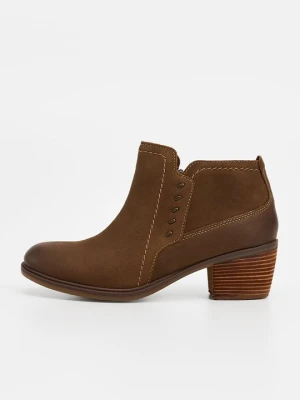 Botki do kostki Clarks tan