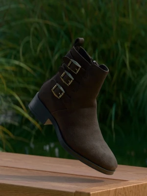 Botki do kostki Copenhagen Shoes ciemnobrązowy
