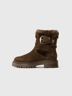 Botki do kostki Steve Madden brązowy