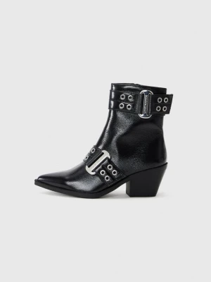 Botki do kostki Steve Madden czarny