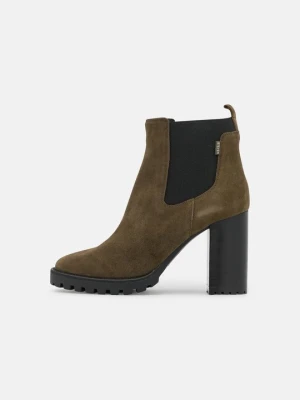 Botki do kostki Steven New York khaki