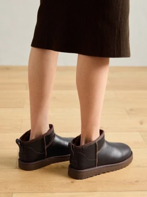Botki do kostki UGG bordowy
