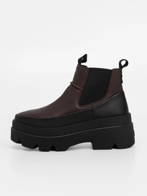 Botki do kostki UGG ciemnoczerwony