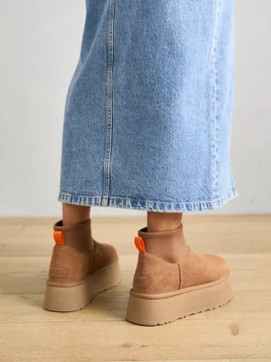 Botki do kostki UGG koniakowy