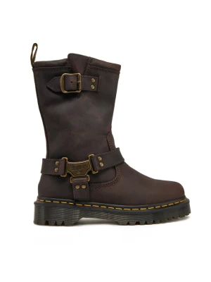Botki Dr. Martens Anistone Tall Leather Biker31901201 Brązowy