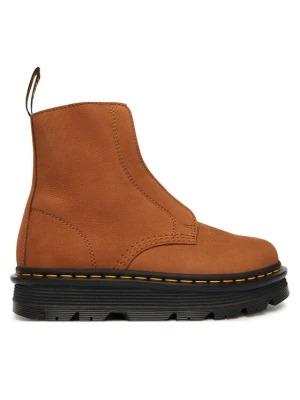 Botki Dr. Martens ZEBZAG LACELESS WARM LINED DM42019200 Brązowy