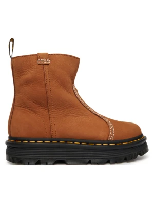 Botki Dr. Martens ZEBZAG RIGGER BOOT WARM LINED DM42023200 Brązowy