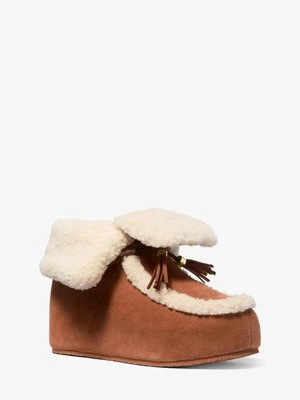Botki Effie z zamszu Michael Kors BRĄZOWY (Brązowy)