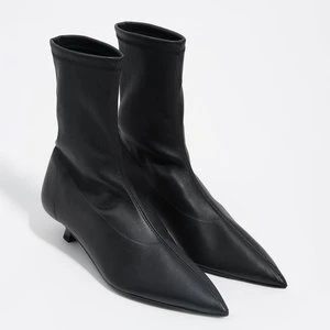 Botki elastyczne skóra czarne BIMBA Y LOLA