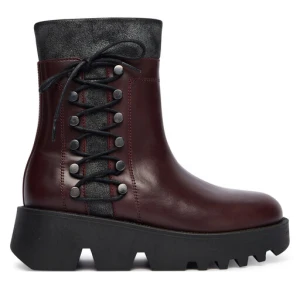 Botki Fly London Zakufly P145313001 Bordowy