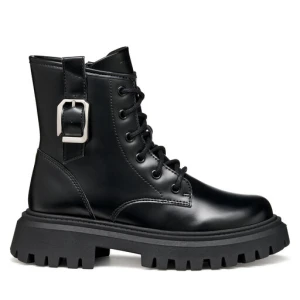 Botki Geox J Maquinnens J56M6C 000CN C9999 S Czarny