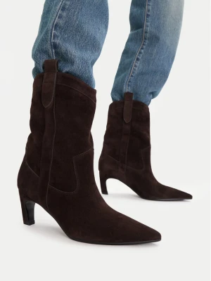 Botki GINO ROSSI EO-ZARA-LT2546 Brązowy