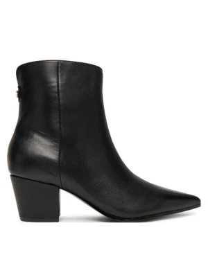 Botki Guess FLFHAL LEA10 Czarny