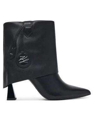 Botki KARL LAGERFELD Debutante KL32045A Czarny
